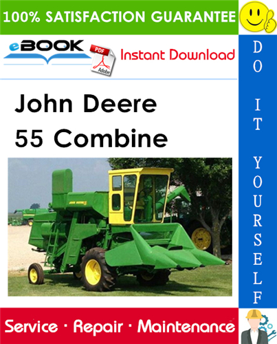 John Deere 55 Combine Service Repair Manual