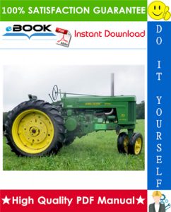 John Deere 70 Diesel Tractor Service Repair Manual