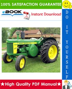 John Deere 820 Series Diesel Tractors Service Repair Manual