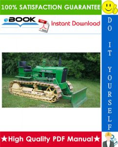 John Deere 1000 Series Crawler Tractors Service Repair Manual
