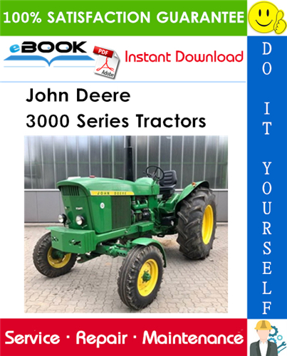 John Deere 3000 Series Tractors Service Repair Manual