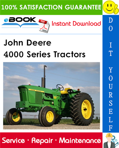 John Deere 4000 Series Tractors Service Repair Manual