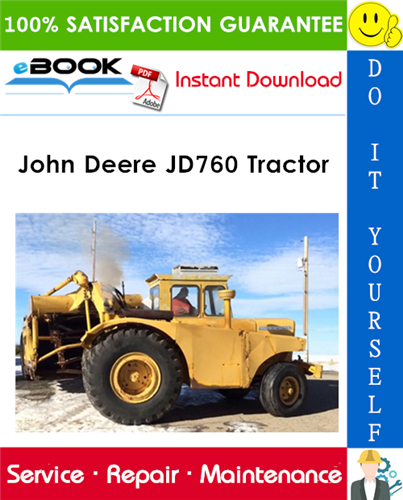 John Deere JD760 Tractor Service Repair Manual