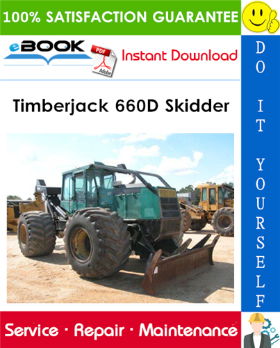 Timberjack 660D Skidder Service Repair Manual