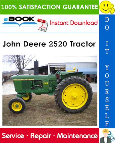 John Deere 2520 Tractor Technical Manual