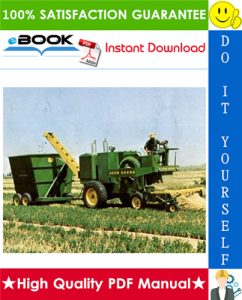 John Deere 400, 425 Hay Cubers Technical Manual