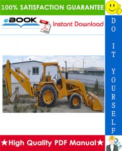 John Deere JD500-C Loader Backhoe Technical Manual