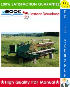 John Deere 800, 830 Self-Propelled Windrowers Technical Manual