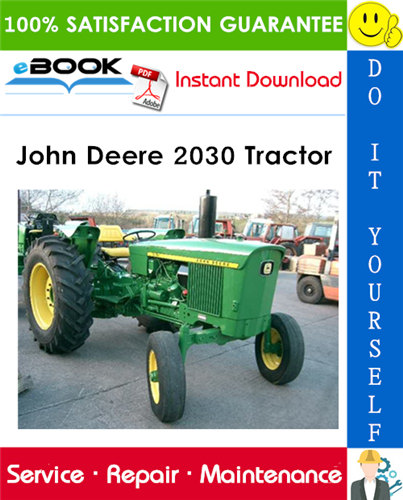 John Deere 2030 Tractor Technical Manual