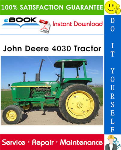 John Deere 4030 Tractor Technical Manual