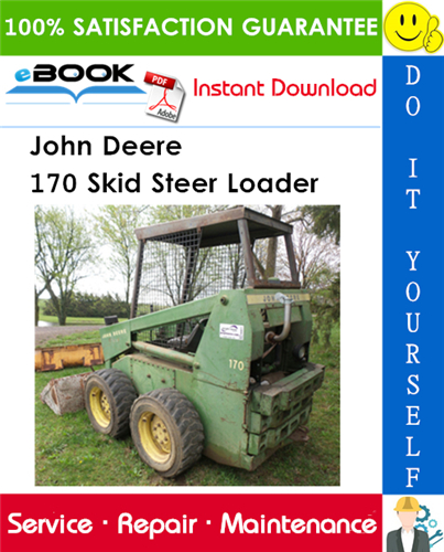 John Deere 170 Skid Steer Loader Technical Manual