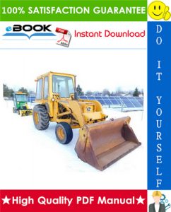 John Deere JD401-C Loader & Backhoe Loader Technical Manual