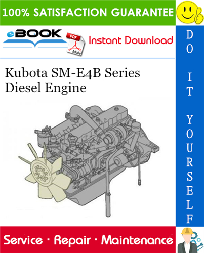 Kubota SM-E4B Series Diesel Engine