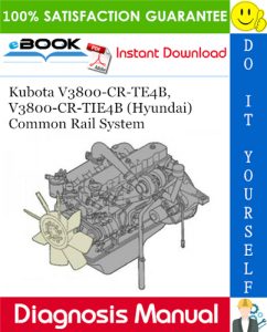 Kubota V3800-CR-TE4B, V3800-CR-TIE4B (Hyundai) Common Rail System Diagnosis Manual