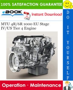 MTU 4R/6R 1000 EU Stage IV/US Tier 4 Engine