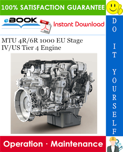 MTU 4R/6R 1000 EU Stage IV/US Tier 4 Engine