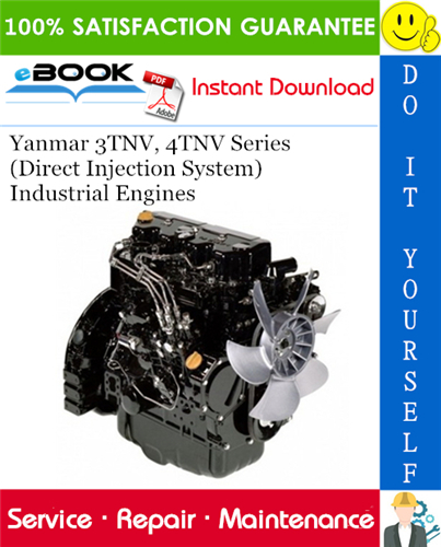 Yanmar 3TNV, 4TNV Series (Direct Injection System) Industrial Engines Service Repair Manual