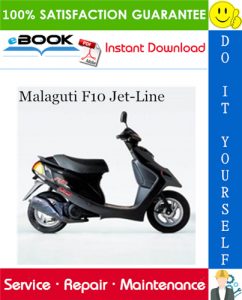 Malaguti F10 Jet-Line Service Repair Manual