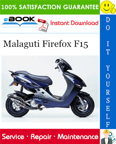 Malaguti Firefox F15 Service Repair Manual