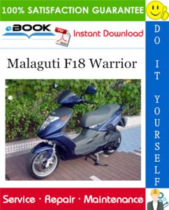 Malaguti F18 Warrior Service Repair Manual