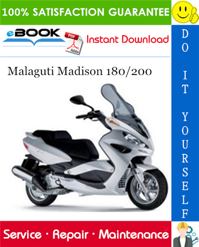 Malaguti Madison 180/200 Service Repair Manual