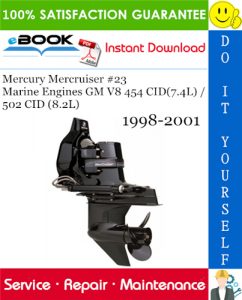 Mercury Mercruiser #23 Marine Engines GM V8 454 CID(7.4L) / 502 CID (8.2L)