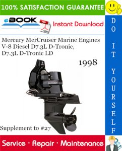 Mercury MerCruiser Marine Engines V-8 Diesel D7.3L D-Tronic, D7.3L D-Tronic LD