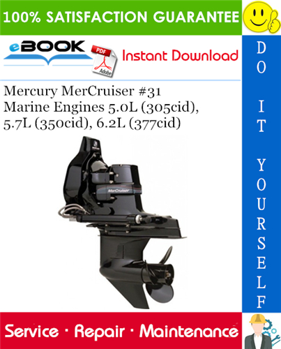 Mercury MerCruiser #31 Marine Engines 5.0L (305cid), 5.7L (350cid), 6.2L (377cid)