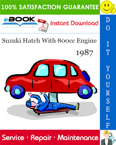 Suzuki Hatch With 800cc Engine Service Repair Manual
