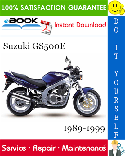 Suzuki GS500E Motorcycle Service Repair Manual
