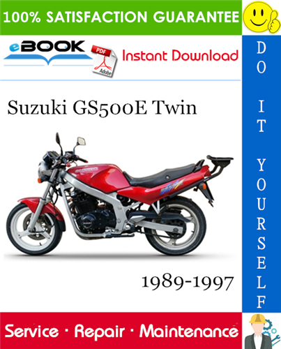 Suzuki GS500E Twin Motorcycle Service Repair Manual