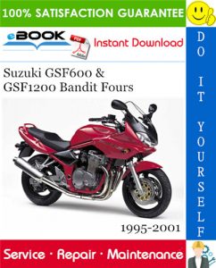 Suzuki GSF600 & GSF1200 Bandit Fours Motorcycle Service Repair Manual