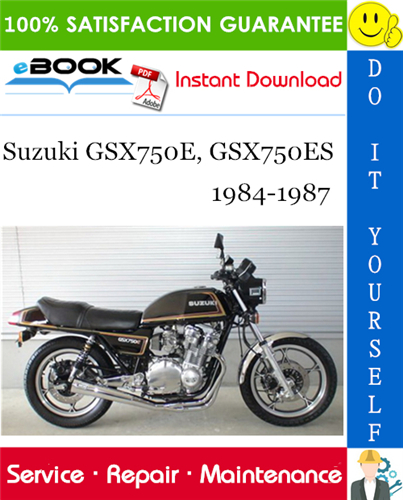 Suzuki GSX750E, GSX750ES Motorcycle Service Repair Manual