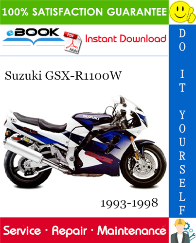 Suzuki GSX-R1100W Motorcycle Service Repair Manual