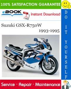 Suzuki GSX-R750W Motorcycle Service Repair Manual