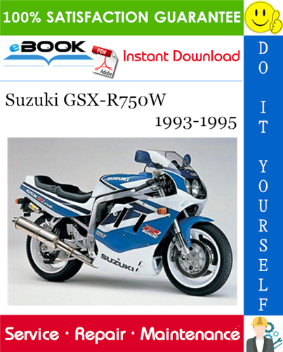 Suzuki GSX-R750W Motorcycle Service Repair Manual