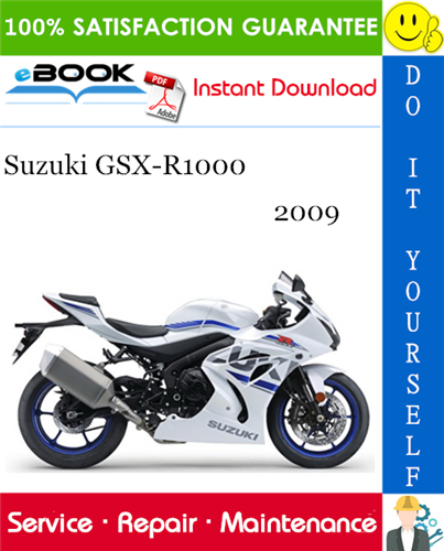 2009 Suzuki GSX-R1000 Motorcycle Service Repair Manual