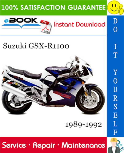 Suzuki GSX-R1100 Motorcycle Service Repair Manual