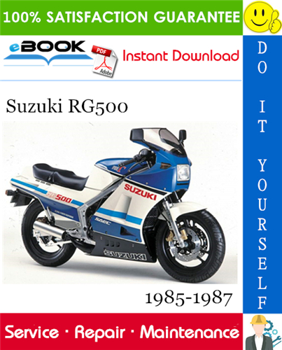 Suzuki RG500 Motorcycle Service Repair Manual