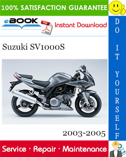 Suzuki SV1000S Motorcycle Service Repair Manual