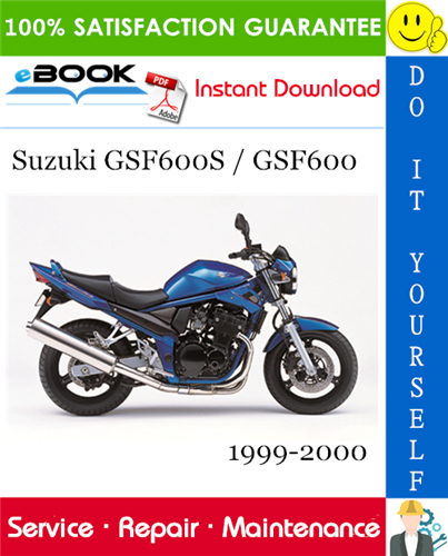 Suzuki GSF600S / GSF600 Motorcycle Service Repair Manual