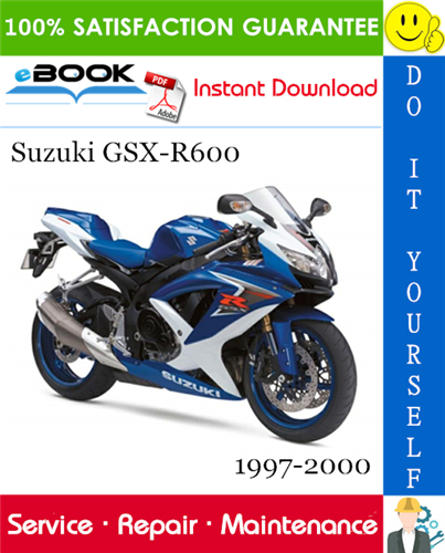 Suzuki GSX-R600 Motorcycle Service Repair Manual