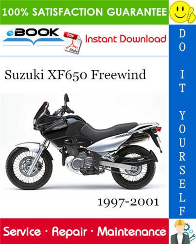 Suzuki XF650 Freewind Motorcycle Service Repair Manual