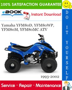 Yamaha YFM80D, YFM80WP, YFM80M, YFM80MC ATV Service Repair Manual