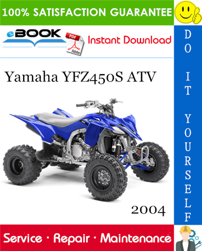 2004 Yamaha YFZ450S ATV Service Repair Manual