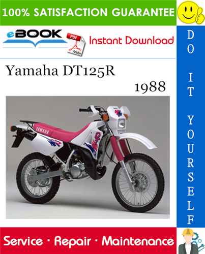 1988 Yamaha DT125R Motorcycle Service Repair Manual