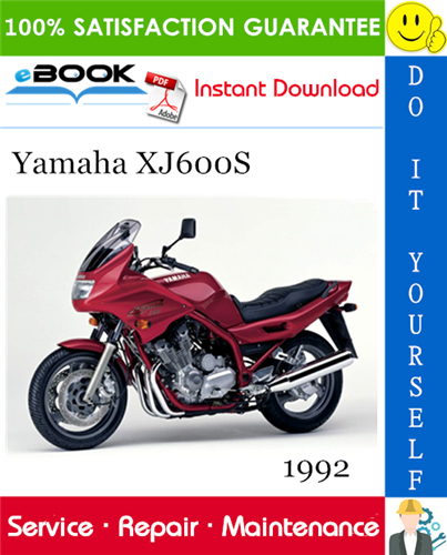 1992 Yamaha XJ600S Motorcycle Service Repair Manual