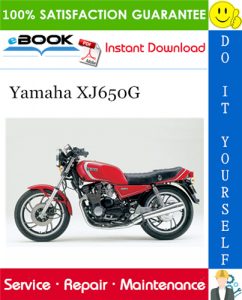 Yamaha XJ650G Motorcycle Service Repair Manual