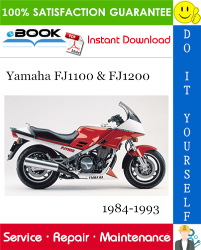 Yamaha FJ1100 & FJ1200 Motorcycle Service Repair Manual
