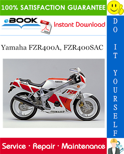 Yamaha FZR400A, FZR400SAC Motorcycle Service Repair Manual
